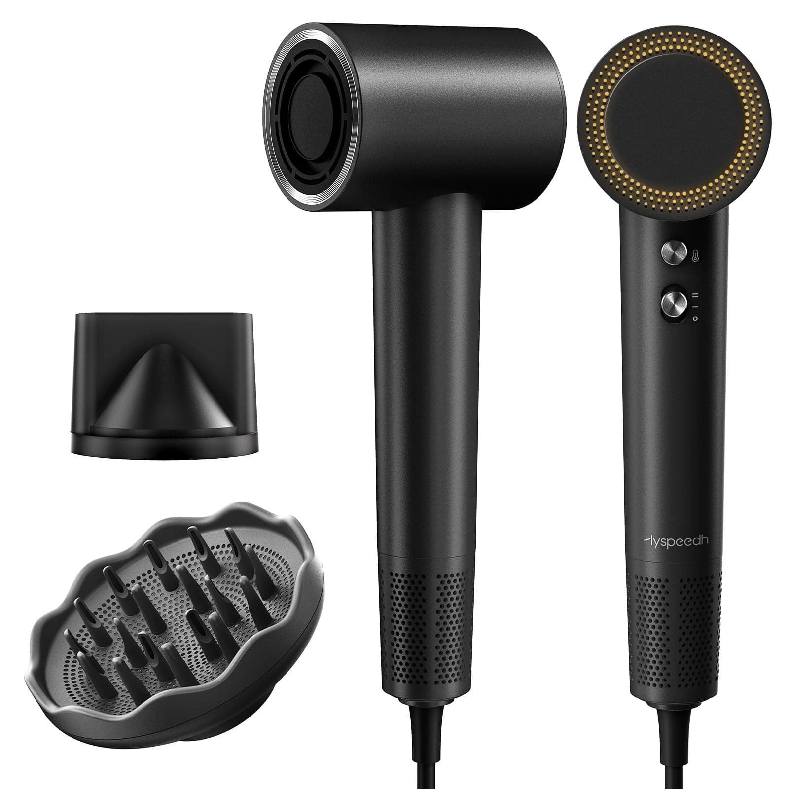 Hyspeedh Low Noise Smart Hair Dryer with Diffuser and Fast Drying
