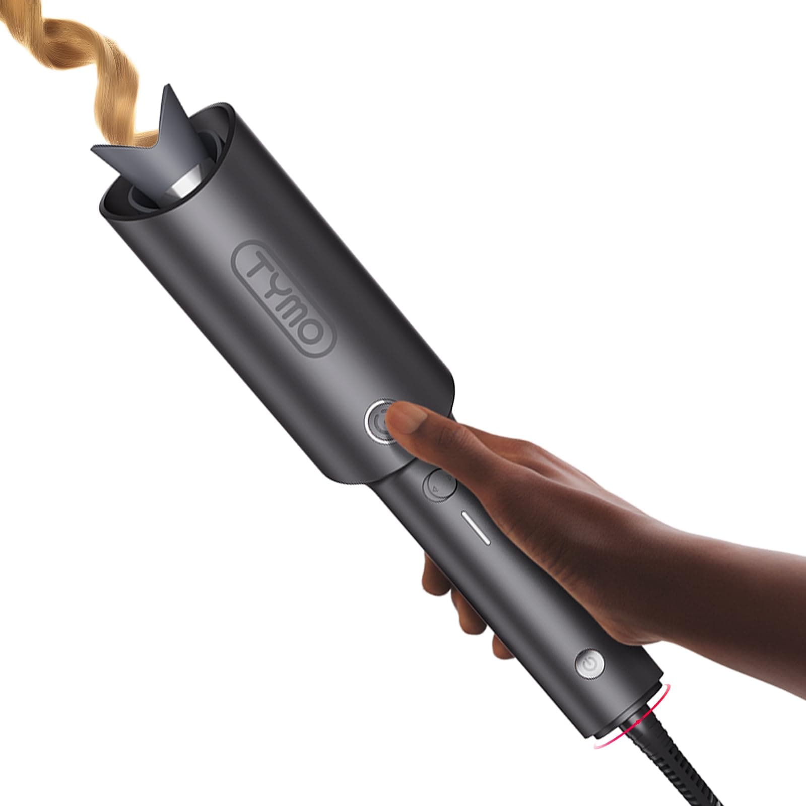 TYMO CURLPRO Beach Waves Curling Wand - Ionic Ceramic Curling Iron
