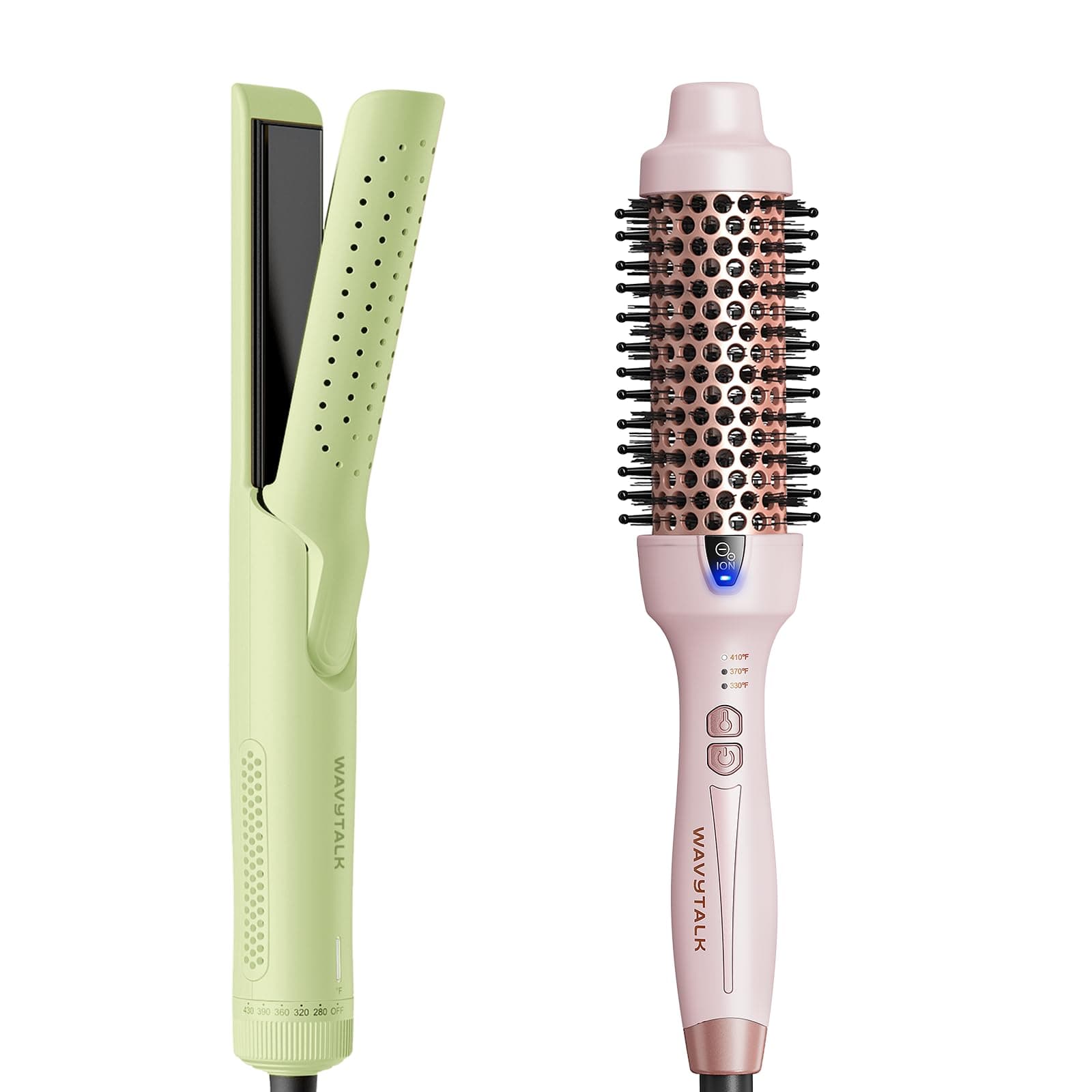 WavyTalk Cool Curl Airflow Styler Ionic Thermal Brush