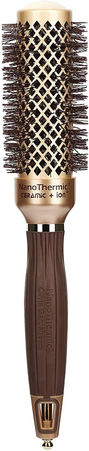 Professional Olivia Garden NanoThermic Ceramic Round Hair Brush - Normal to Thick Hair