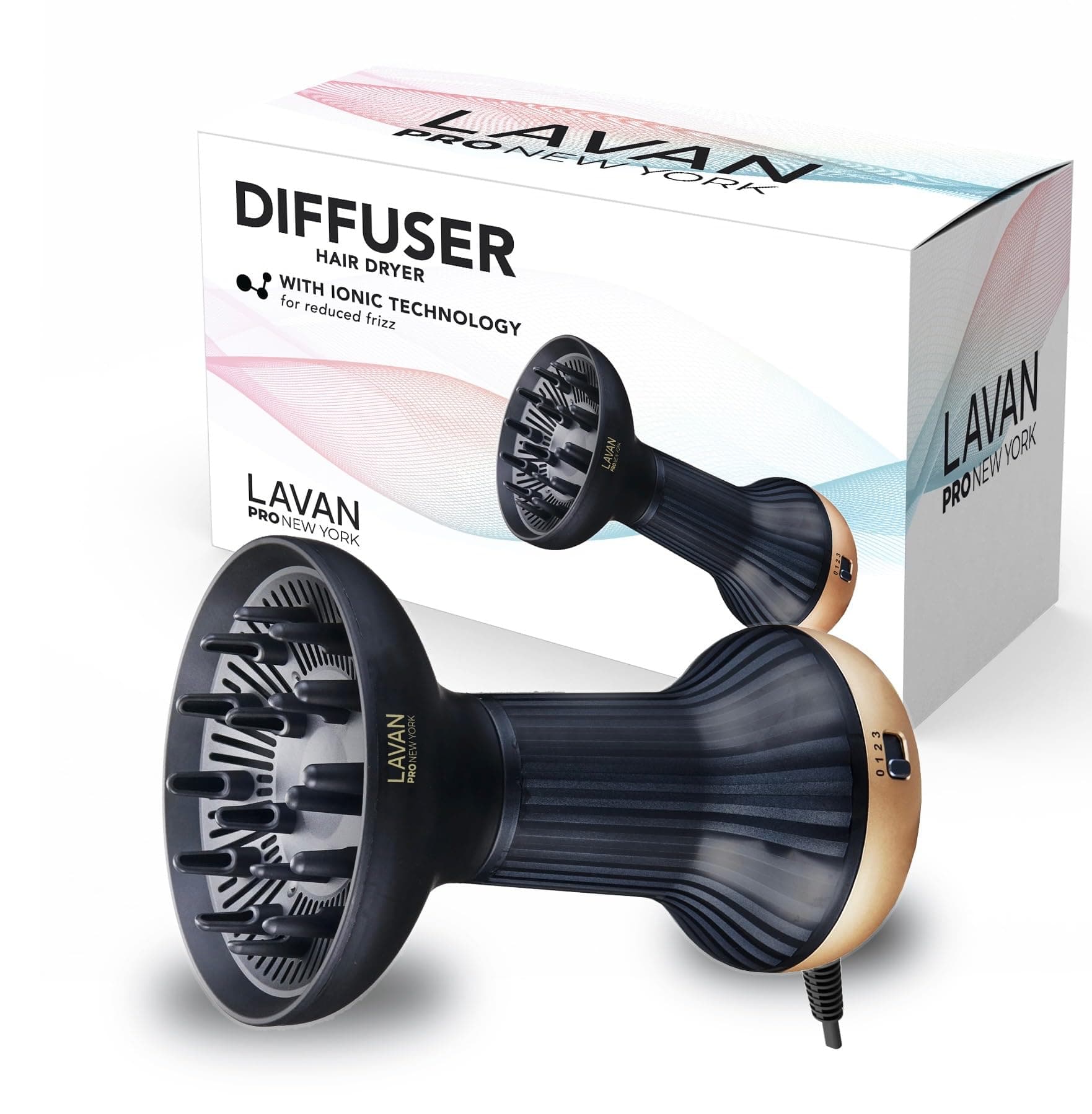 Ionic Heat & Speed Curly Hair Dryer - Frizz-Free, Defined Curls