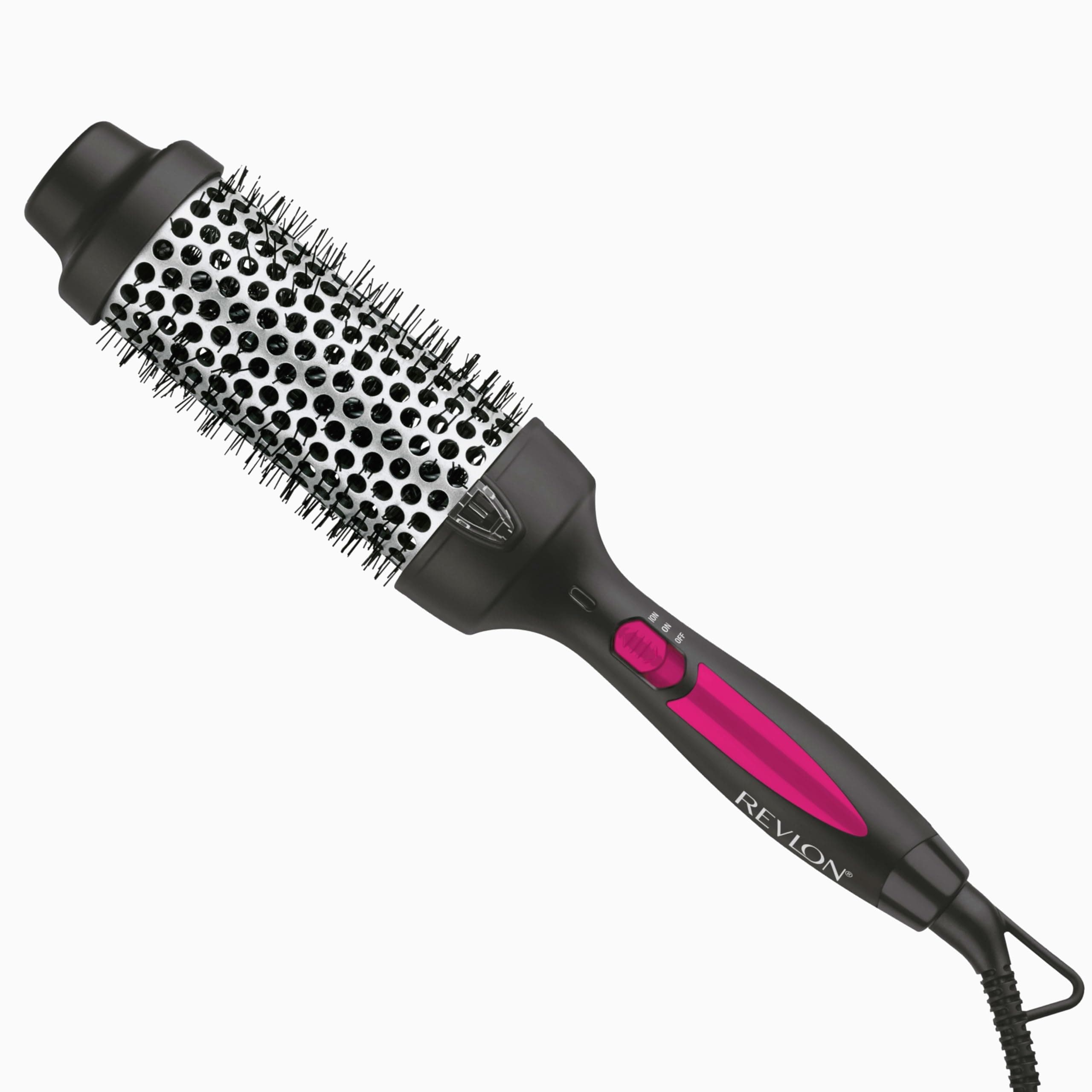 REVLON Perfect Match Hot Styler Heated Blowout Brush for Curls Body Volume Reduces Frizz Boosts Shine