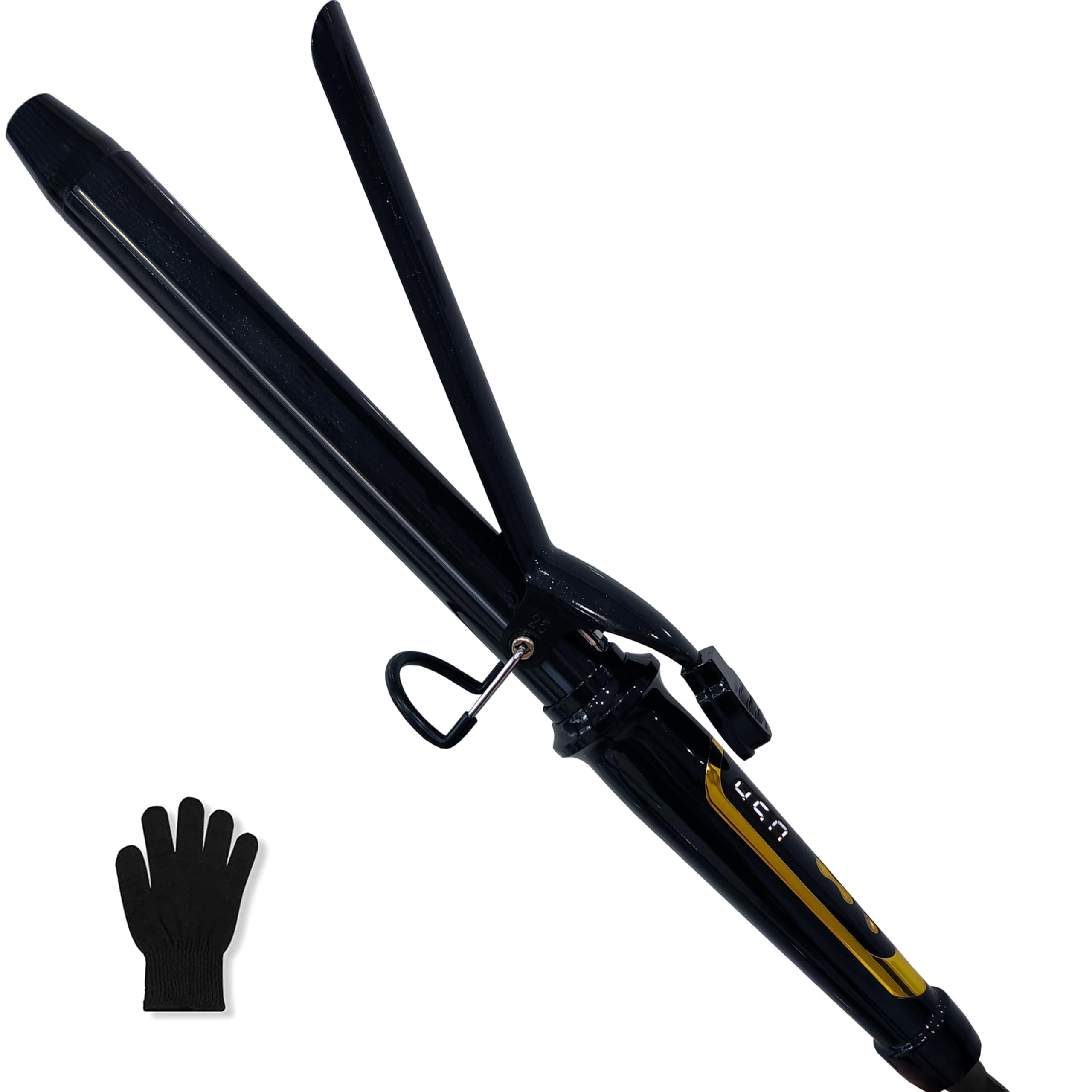 ABP 1 Inch Ceramic Coating Curling Iron with LED Heat Up to 450°F